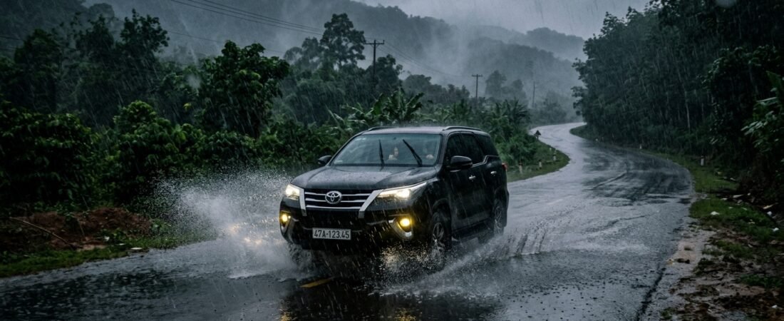 Những Lưu Ý Cực Kỳ Quan Trọng Khi Lái Xe Trời Mưa Lũ Tại Đắk Lắk